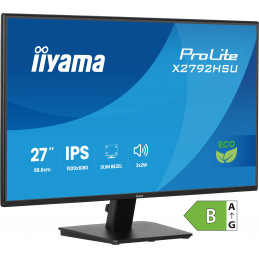 iiyama ProLite X2792HSU-B1 tietokoneen litteä näyttö 68,6 cm (27") 1920 x 1080 pikseliä Full HD LED musta