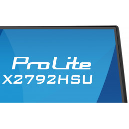 iiyama ProLite X2792HSU-B1 tietokoneen litteä näyttö 68,6 cm (27") 1920 x 1080 pikseliä Full HD LED musta