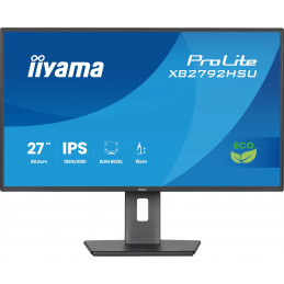 iiyama ProLite XB2792HSU-B1 tietokoneen litteä näyttö 68,6 cm (27") 1920 x 1080 pikseliä Full HD LED musta