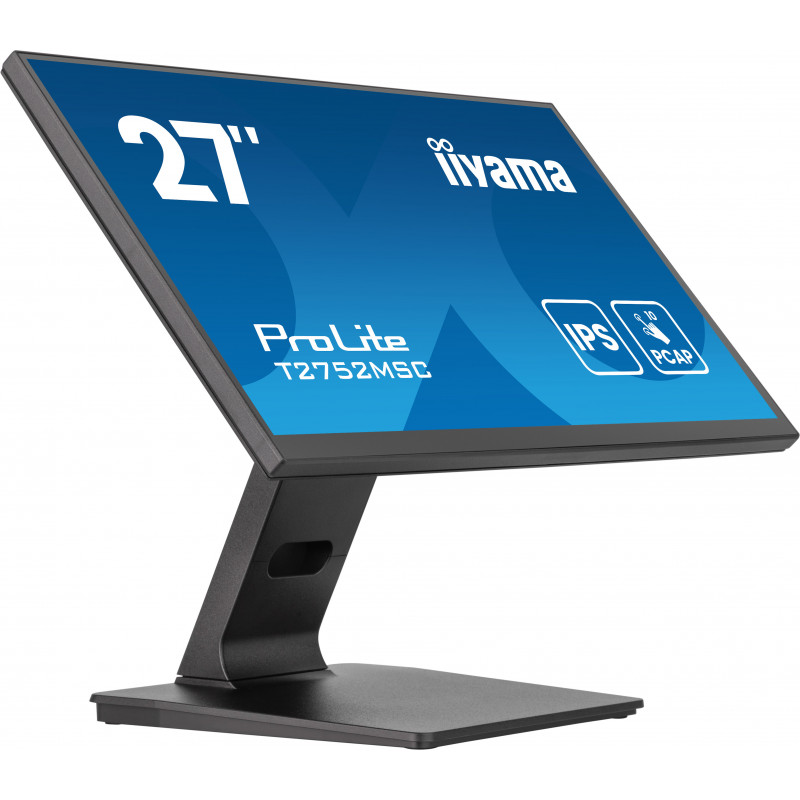 iiyama ProLite T2752MSC-B1AG tietokoneen litteä näyttö 68,6 cm (27") 1920 x 1080 pikseliä Full HD LED Kosketusnäyttö musta
