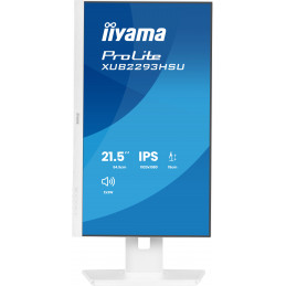 iiyama ProLite XUB2293HSU-W7 tietokoneen litteä näyttö 54,6 cm (21.5") 1920 x 1080 pikseliä Full HD LED Valkoinen