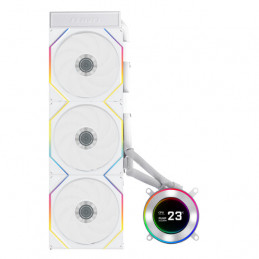 Lian Li GA II Hydroshift II LCD-C 360TL Suoritin All-in-one-nesteenjäähdytin 12 cm Valkoinen 1 kpl