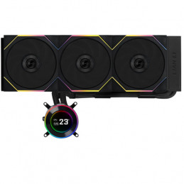 Lian Li GA II Hydroshift II LCD-C 360TL Suoritin All-in-one-nesteenjäähdytin 12 cm musta 1 kpl