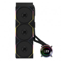 Lian Li GA II Hydroshift II LCD-C 360TL Suoritin All-in-one-nesteenjäähdytin 12 cm musta 1 kpl