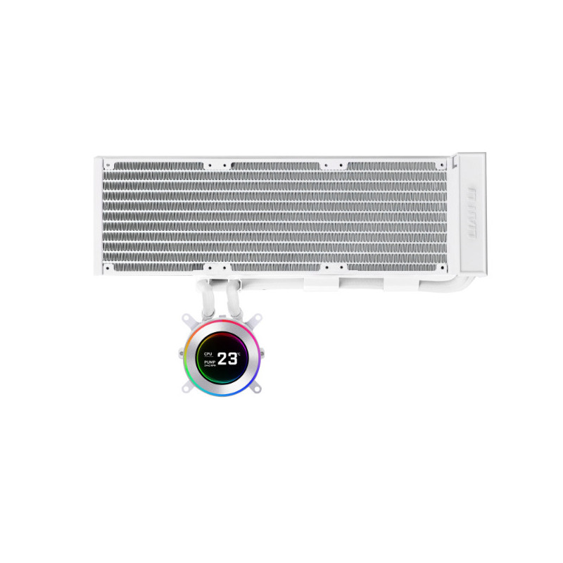 Lian Li GA II Hydroshift II LCD-C 360N Suoritin All-in-one-nesteenjäähdytin Valkoinen