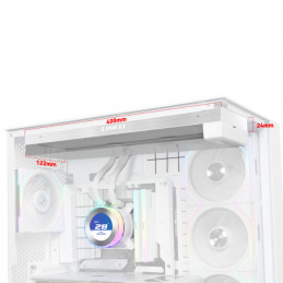 Lian Li GA II Hydroshift II LCD-C 360N Suoritin All-in-one-nesteenjäähdytin Valkoinen