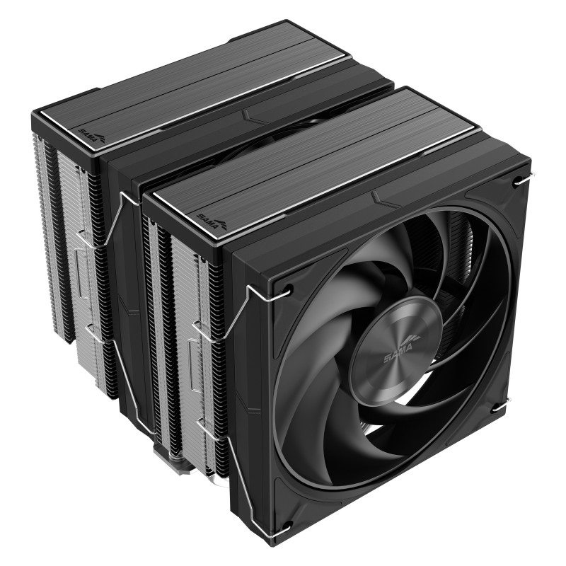 SAMA Gears A60E Suoritin Ilmanjäähdytin 12 cm Hopea 1 kpl