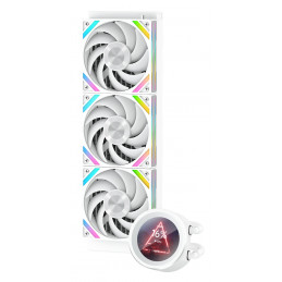 SAMA Gears Q60 Suoritin All-in-one-nesteenjäähdytin 12 cm Valkoinen 1 kpl