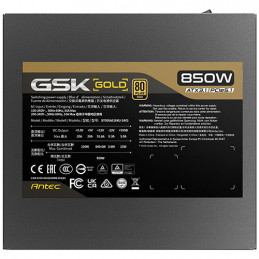 Antec 0-761345-20146-9 virtalähdeyksikkö 850 W 20+4 pin ATX ATX musta