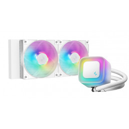 DeepCool LE240 V2 Suoritin All-in-one-nesteenjäähdytin 12 cm Valkoinen