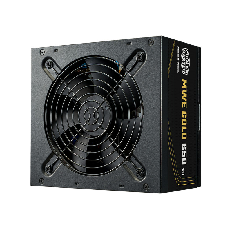 Cooler Master MWE Gold V3 ATX 3.1 Non-Modular Series virtalähdeyksikkö 650 W 24-pin ATX musta