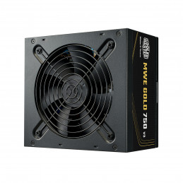 Cooler Master MWE Gold V3 ATX 3.1 Non-Modular Series virtalähdeyksikkö 750 W 24-pin ATX musta