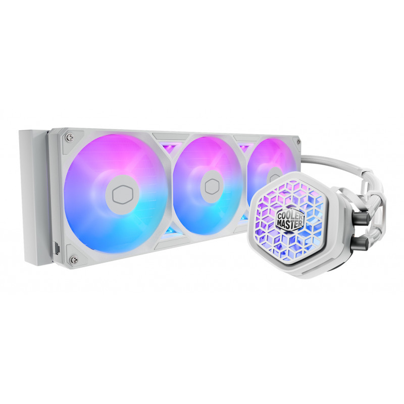 Cooler Master MasterLiquid Atmos II 360 VRM Fan White Suoritin Nestejäähdytyspakkaus 12 cm Valkoinen 1 kpl