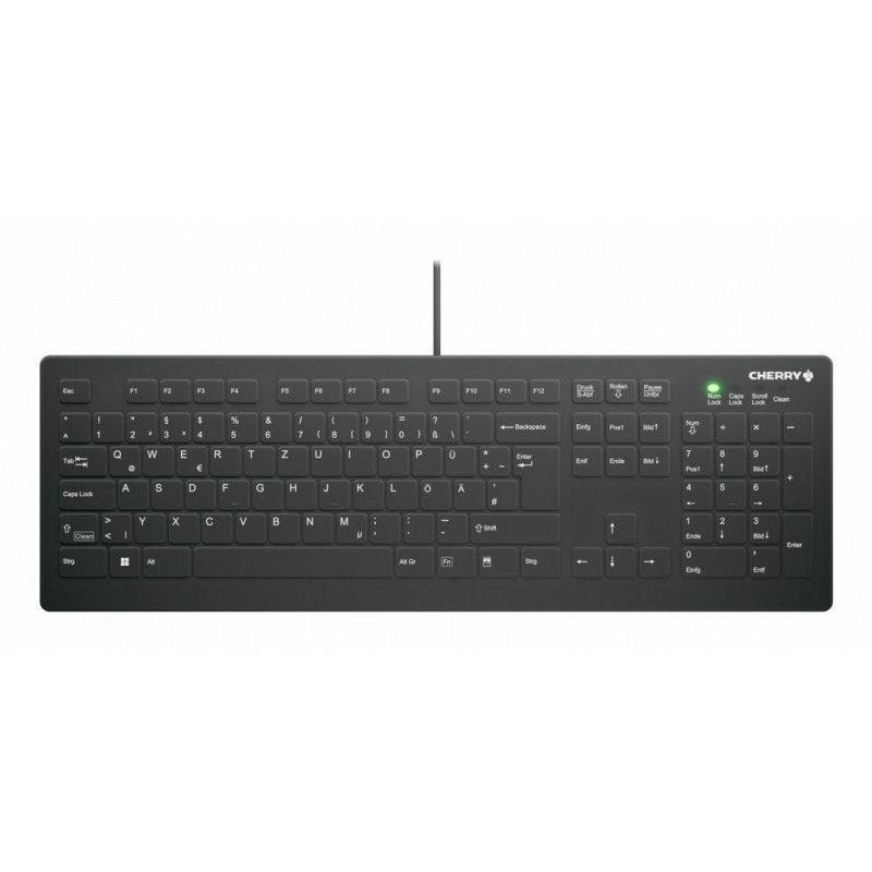 Contour Design Active Key AK-C8112 näppäimistö Lääketieteellinen USB QWERTY puola musta