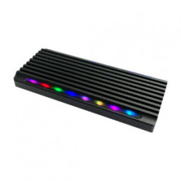 LC-Power LC-M2-C-NVME-4 tallennusaseman kotelo SSD-kotelo musta M.2