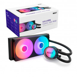 NZXT Kraken Core 240 RGB Suoritin Nestejäähdytyspakkaus 12 cm musta 1 kpl