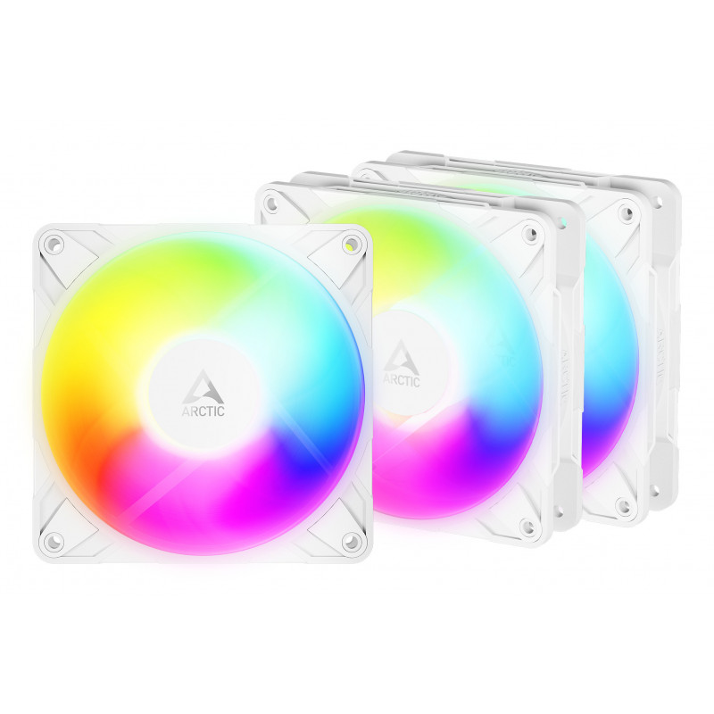 ARCTIC Freezer P12 Pro Reverse A-RGB (White) - 3 Pack Tietokonekotelo Tuuletin 12 cm Valkoinen 3 kpl