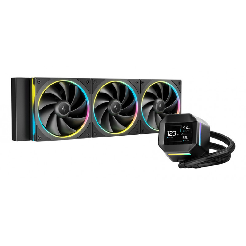 DeepCool LM360 Suoritin Nestejäähdytyspakkaus 12 cm musta 1 kpl