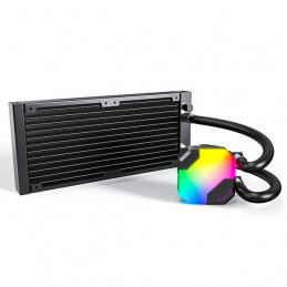 Montech HyperFlow ARGB 240 Suoritin All-in-one-nesteenjäähdytin 12 cm musta 1 kpl