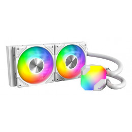 Montech HyperFlow ARGB 240 Suoritin All-in-one-nesteenjäähdytin 12 cm Valkoinen 1 kpl