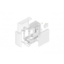 HYTE X50 AIR MID TOWER CASE SNOW WHITE