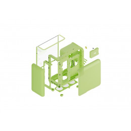 HYTE X50 MID TOWER CASE MATCHA MILK