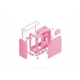 HYTE X50 MID TOWER CASE STRAWBERRY MILK