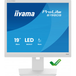 iiyama ProLite B1980S-W1 tietokoneen litteä näyttö 48,3 cm (19") 1280 x 1024 pikseliä SVGA LED Valkoinen