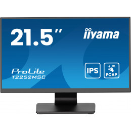 iiyama ProLite T2252MSC-B2AG tietokoneen litteä näyttö 54,6 cm (21.5") 1920 x 1080 pikseliä Full HD LCD Kosketusnäyttö musta