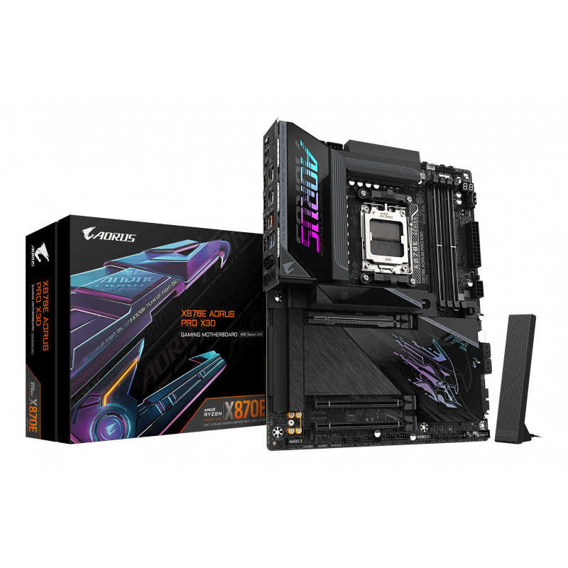 GIGABYTE X870E AORUS PRO X3D AMD X870E Pistoke AM5 ATX