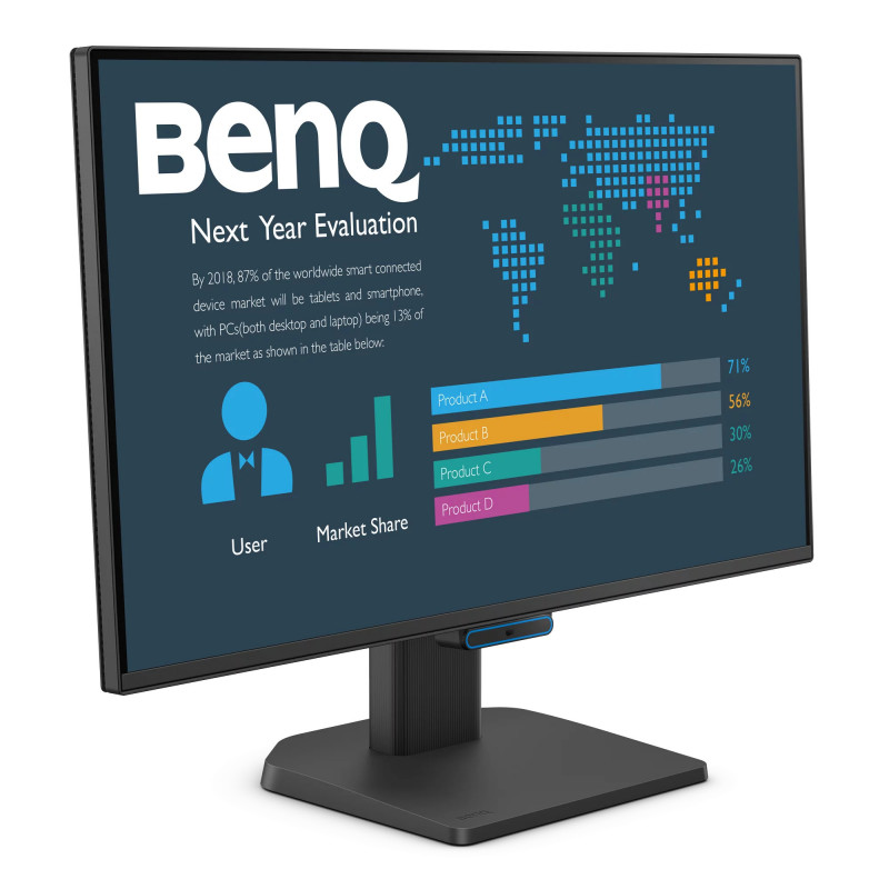 BenQ BL2490C tietokoneen litteä näyttö 60,5 cm (23.8") 1920 x 1080 pikseliä Full HD LCD musta