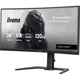 iiyama GCB3482WQSU-B1 tietokoneen litteä näyttö 86,4 cm (34") 3440 x 1440 pikseliä UltraWide Quad HD LED musta