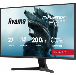 iiyama G-MASTER G2771QS-B1 tietokoneen litteä näyttö 68,6 cm (27") 2560 x 1440 pikseliä Wide Quad HD musta