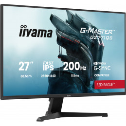 iiyama G-MASTER G2771QS-B1 tietokoneen litteä näyttö 68,6 cm (27") 2560 x 1440 pikseliä Wide Quad HD musta