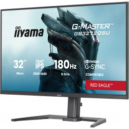 iiyama G-MASTER GB3272QSU-B1 tietokoneen litteä näyttö 80 cm (31.5") 2560 x 1440 pikseliä Quad HD LED musta