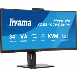 iiyama ProLite XCB3497WQSNPH-B1 tietokoneen litteä näyttö 86,4 cm (34") 3440 x 1440 pikseliä UltraWide Quad HD LED musta