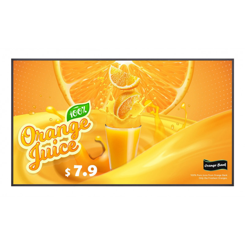 LG 49UH5Q-E infonäyttö Digitaalinen litteä infotaulu 124,5 cm (49") LCD Wi-Fi 500 cd m² 4K Ultra HD musta WebOS