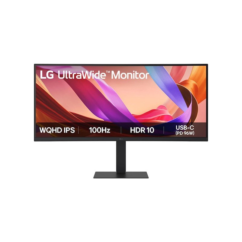 LG 34U650A-B tietokoneen litteä näyttö 86,4 cm (34") 3440 x 1440 pikseliä Wide Quad HD LCD musta