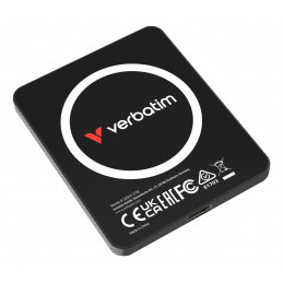 Verbatim SnapBack Ultra Slim SSD 2TB USB Type-C USB 3.2 Gen 2x2 musta