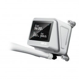 ASUS MAX Gaming LC 360 ARGB LCD White Edition Suoritin All-in-one-nesteenjäähdytin 12 cm Valkoinen