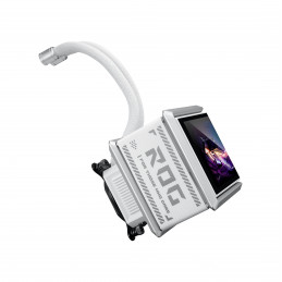 ASUS ROG Ryuo IV SLC 360 ARGB White Edition Suoritin All-in-one-nesteenjäähdytin 12 cm Valkoinen