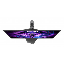 AOC AGON PRO AG276QKD2 tietokoneen litteä näyttö 67,3 cm (26.5") 2560 x 1440 pikseliä Quad HD QD-OLED musta, Harmaa