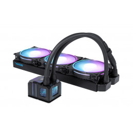 Alphacool Eisbaer Pro Aurora 360 Suoritin All-in-one-nesteenjäähdytin 12 cm musta, Valkoinen 1 kpl