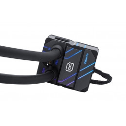 Alphacool Eisbaer Pro Aurora 360 Suoritin All-in-one-nesteenjäähdytin 12 cm musta, Valkoinen 1 kpl