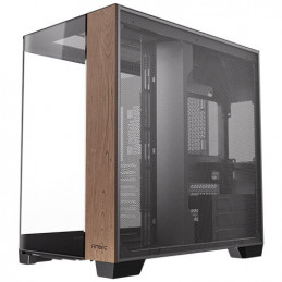 Antec C8 Curve Wood Full Tower musta, Läpinäkyvä, Puu