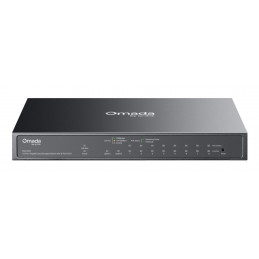 TP-Link Omada ES210GP verkkokytkin Hallittu L2 Gigabit Ethernet (10 100 1000) Power over Ethernet -tuki DIN rail musta
