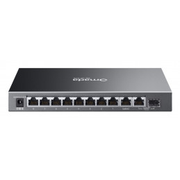 TP-Link Omada ES210GP verkkokytkin Hallittu L2 Gigabit Ethernet (10 100 1000) Power over Ethernet -tuki DIN rail musta
