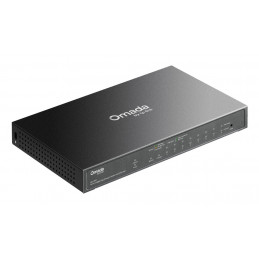 TP-Link Omada ES210GP verkkokytkin Hallittu L2 Gigabit Ethernet (10 100 1000) Power over Ethernet -tuki DIN rail musta