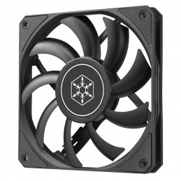 Silverstone Air Slimmer 120 Tietokonekotelo, Suoritin Ilmanjäähdytin 12 cm musta 1 kpl