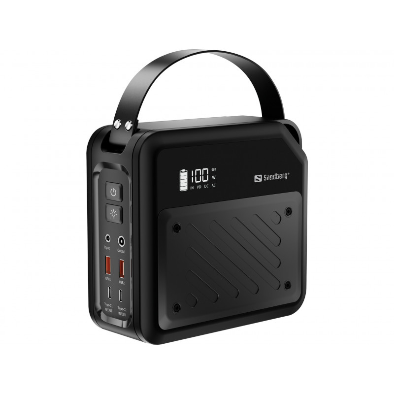 Sandberg 421-22 Kannettava virta-asema Lithium Manganese Iron Phosphate (LMFP) 72000 mAh 200 W 2,31 kg